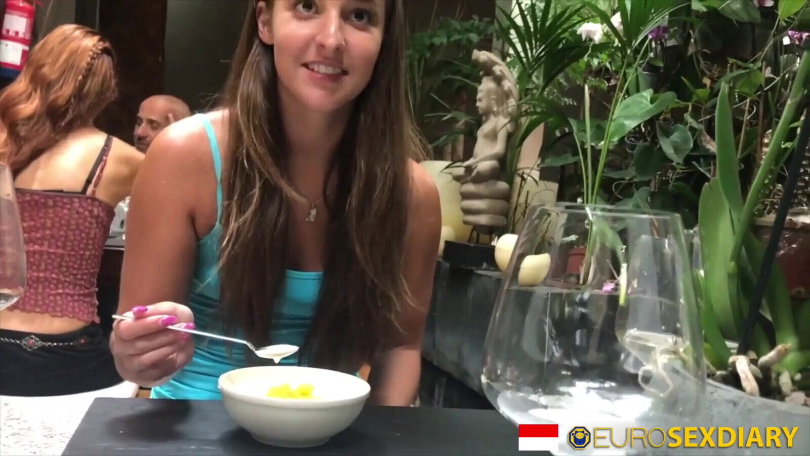 EuroSexDiary Horny Brunette Euro Pussy Creampied By Big Dick