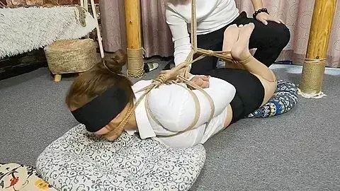 Chinese Bondage - Milf Rope Gagged