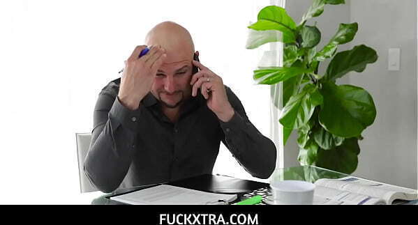 FuckXtra - Sweet teen Biny Beaz on her knees and sucking her stepdads prick