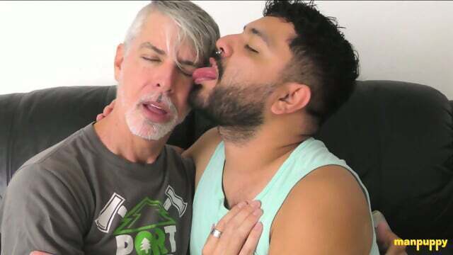 ManPuppy: Demetri Silver Visits Richard Lennox For A Tender To Badass Deep Kissing