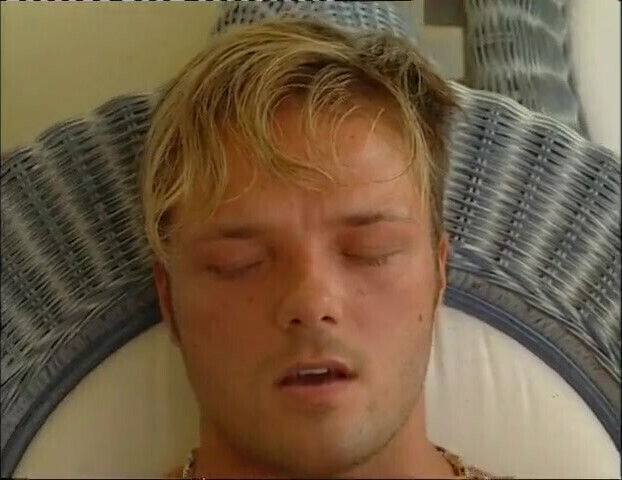 Busty redhead gets her shaved pussy fucked outdoors