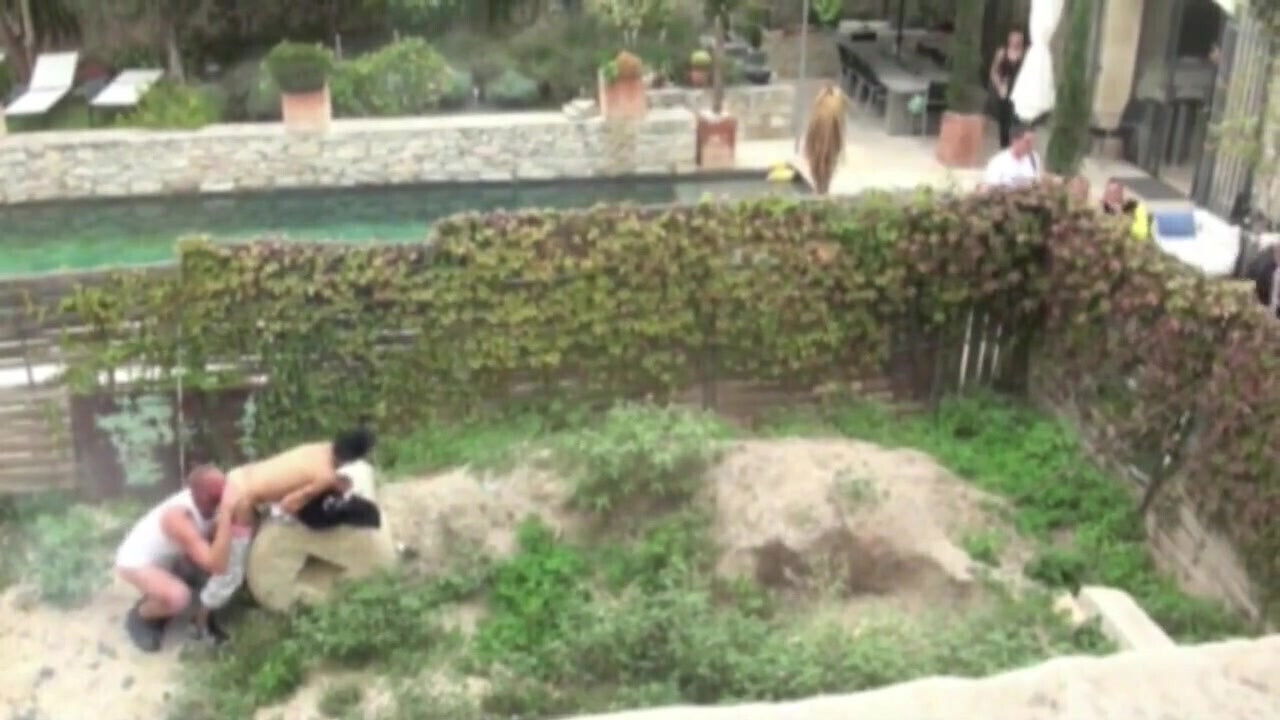 Juan Perez fucked outdoor by Bear