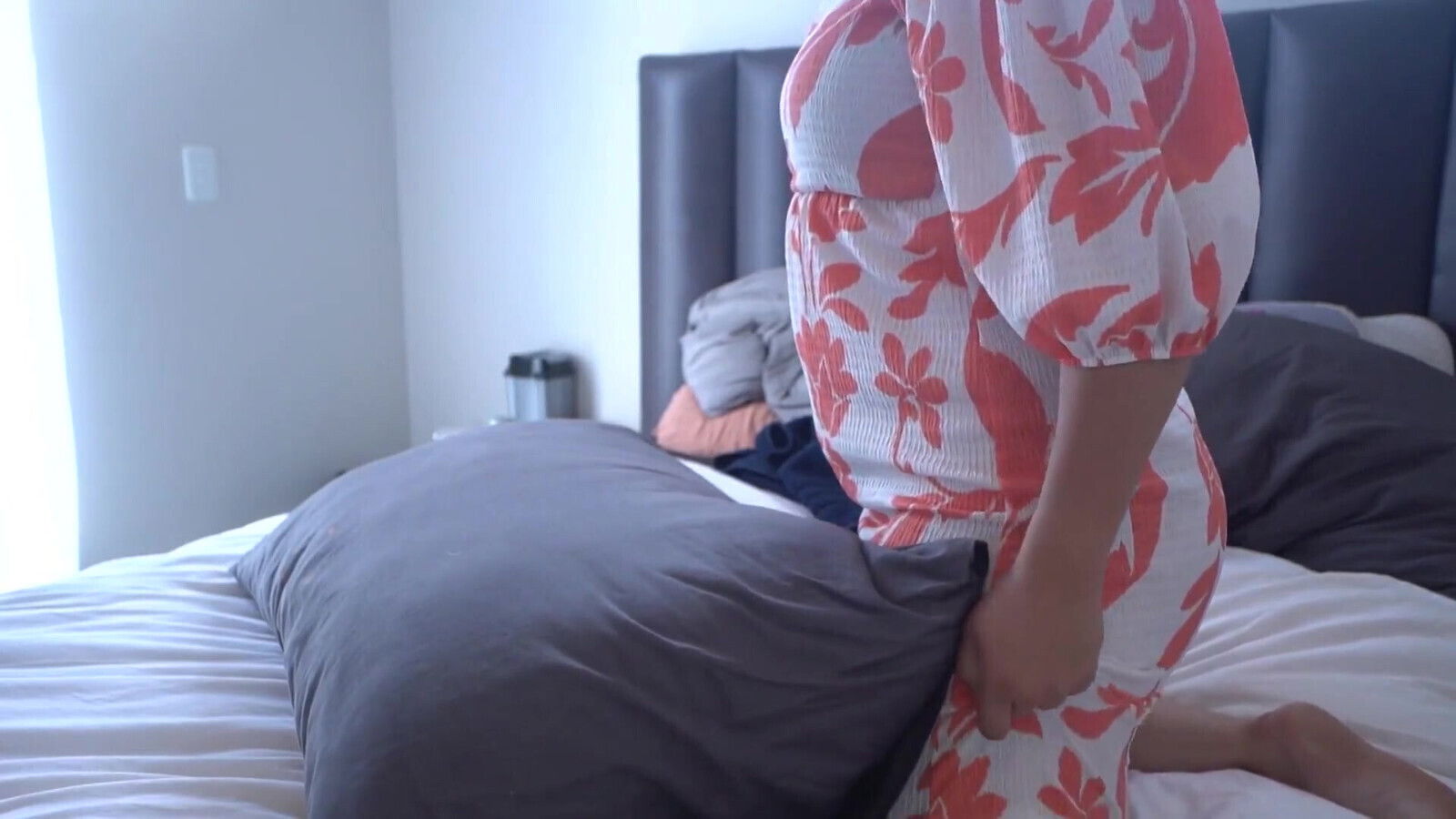 Big Butt PAWG Pillow Humping to Body Shaking Orgasm