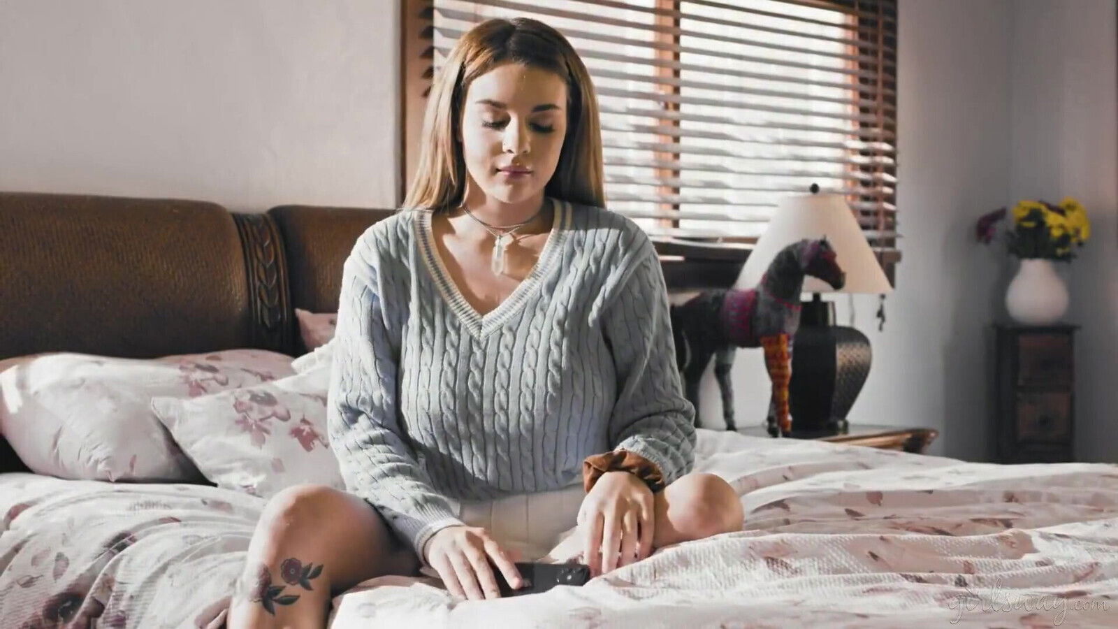 Girlsway - Cheating Gabbie Carter Gets Busted by Eliza Ibarra & Lulu Chu & Gets Payback Threesome