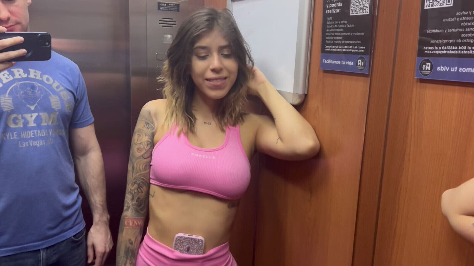 my first porn casting in English with the vergon of Andres Acosta after arriving from training from the gym