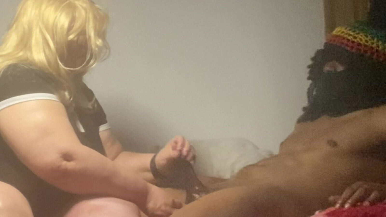 Blonde Married Wife worships Lovers BBC