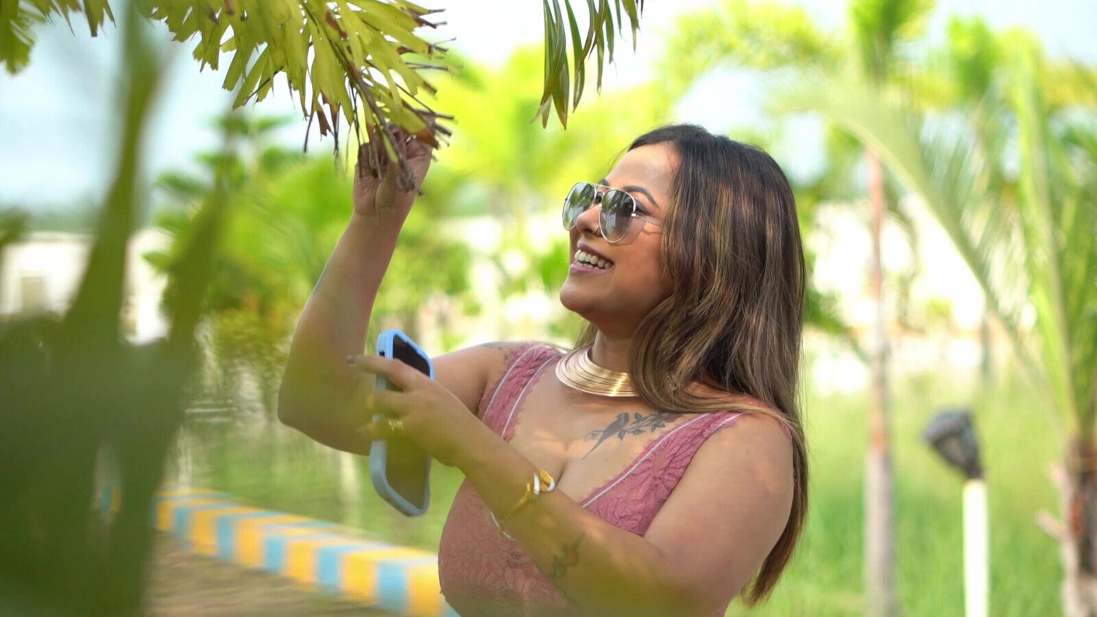 Tina Nandy with Boyfriend