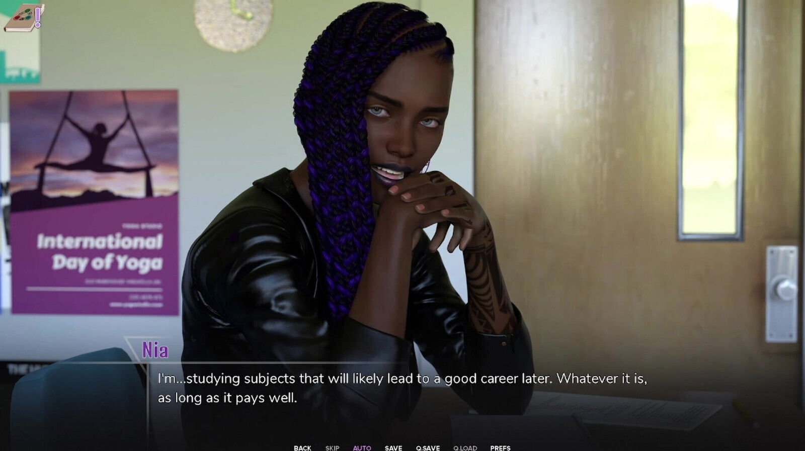 Taboo University #03 - Chem Class with Beatiful Black 18yo and Blue Haired Emo