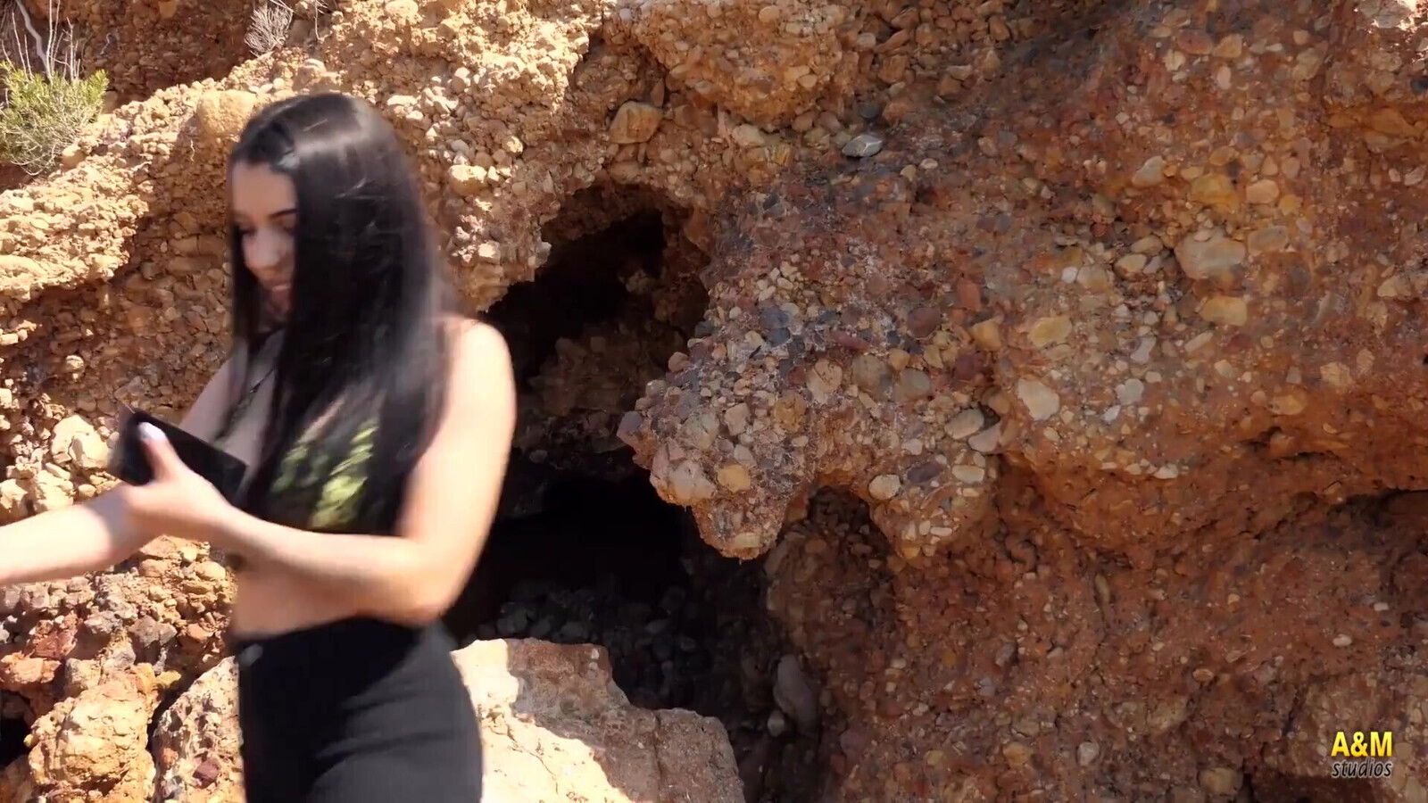 Exciting brunette, looking for fucker on the beach.