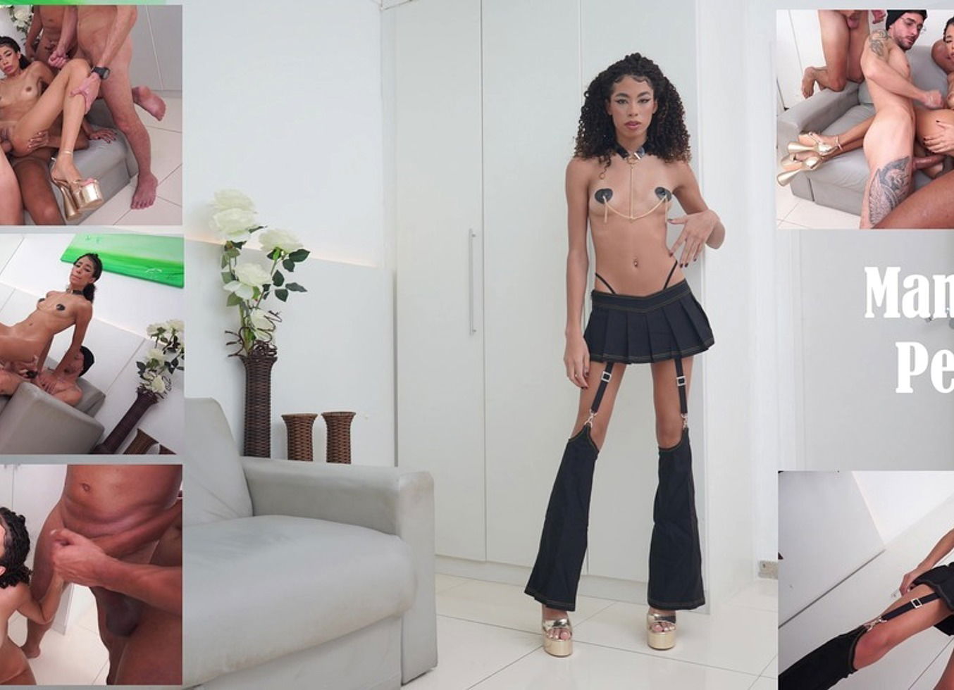 1.90m Tall & Slim Japanese-Brazilian, Ob Honey Fucked By 4 Huge