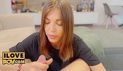 Julia Graff Crashes On Your Couch Then Gives You Head