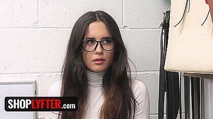 Cute Mormon Thief Daisy Pheonix Caught And Fucked Hard By Security