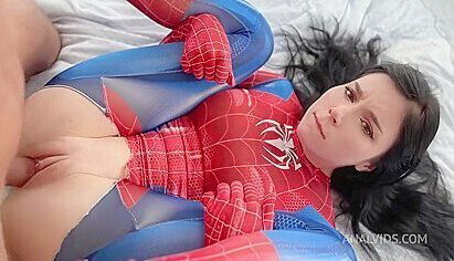 Passionate Spider Woman Vs Fuck Lover Black Spider-girl! Streamvid.net