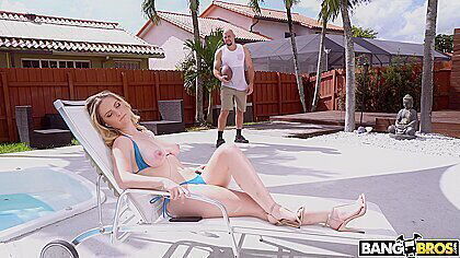 Kara Lee - Fucking Huge Tits Over The Fence In Hd