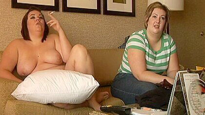 Threesome Sex For The Two Bbw Friends Looking For Cock