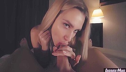 Compilation Of Reading Dick From A Sexy Young Blonde 25 Min