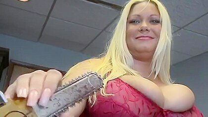 Dissolute Blonde Flaunts Her Sweet Body With Samantha 38g