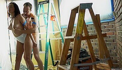 Gets Fucked In Standing Position After Giving Head With Leann A And Leanna Lass