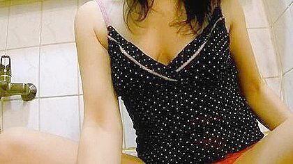 Maya Join Her Man In Bathtub