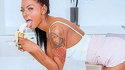 Whats Better, Banana Or Cock? - Adelle Sabelle