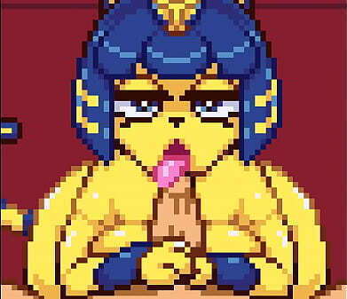 Neko Touch DX A.Crossing Ankha web game by Countmoxi