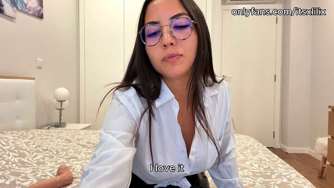 Your hot French professor Mistress Lili shows you how to behave in leather style