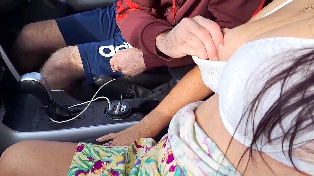 Amateur wifey Exotic Tracy goes car dogging and picks up a stranger for a wild ride and creampied adventure