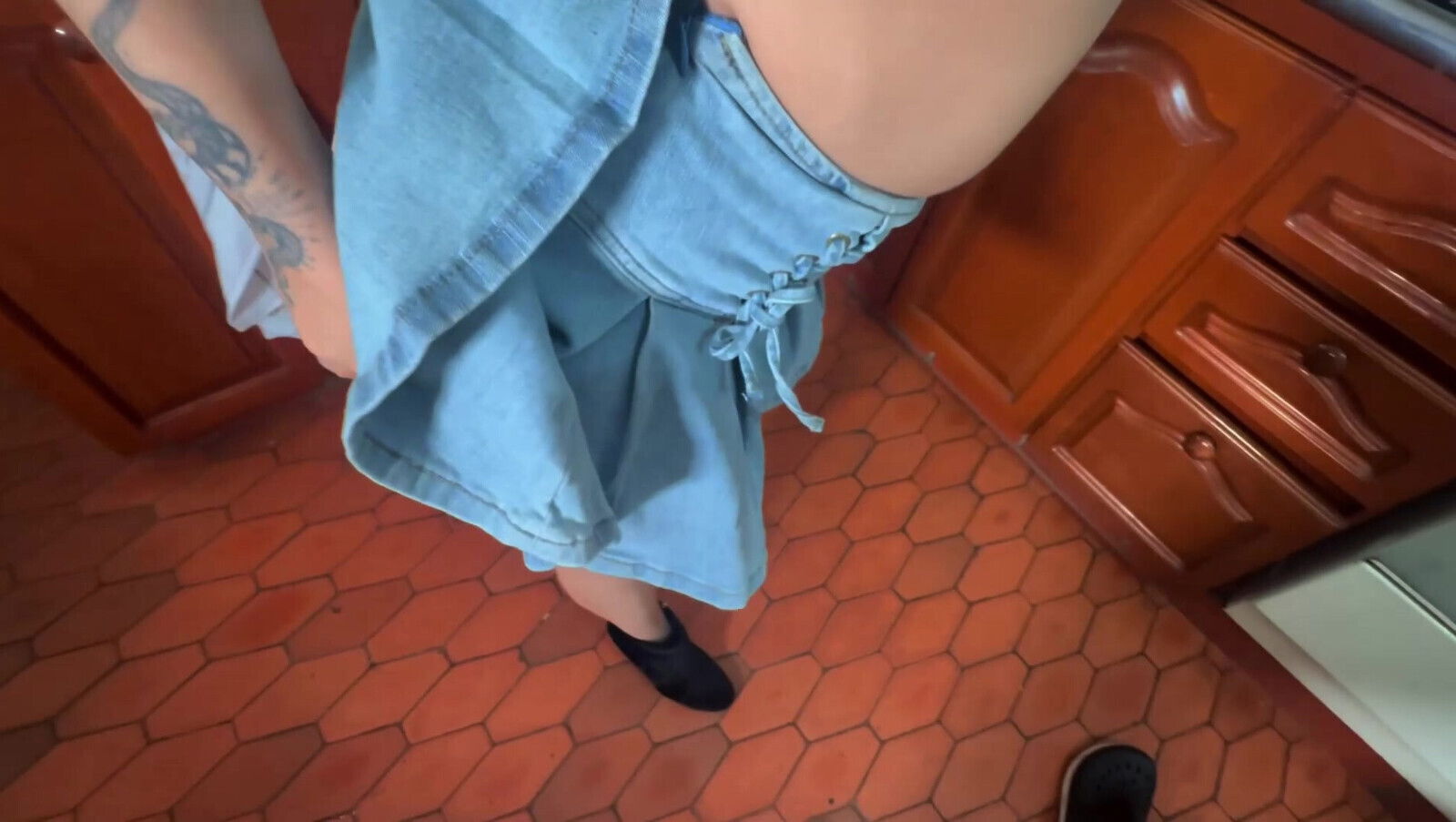 POV HOMEMADE SEX WITH MY DAUGHTER'S HORNY FRIEND