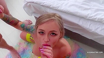 Surprise 3-way For Leah Meow