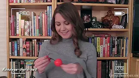 Kinky Teen 18+ Brunette Hair, Chrissy Loves To Be Gagged, Blindfolded And Fastened Up, Coz It Excites Her