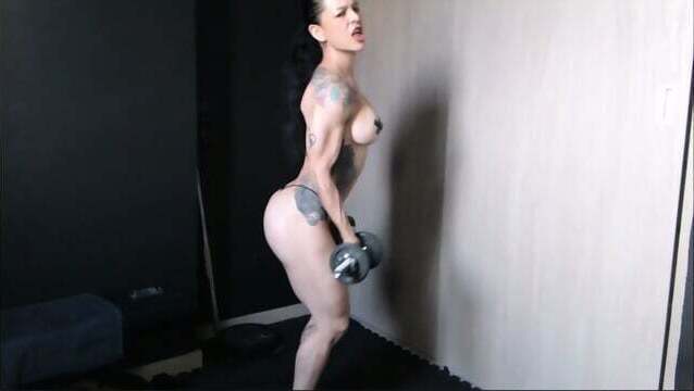 Sexy Angel Muscle Girl