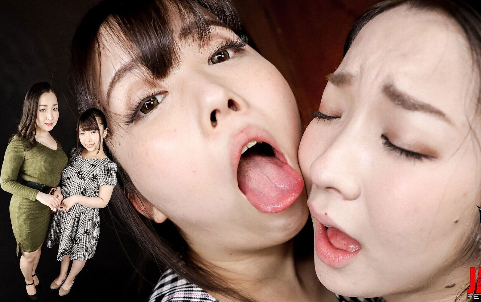 The Lady's Selection: Niina and Kurumi's Sensual Breath Exchange