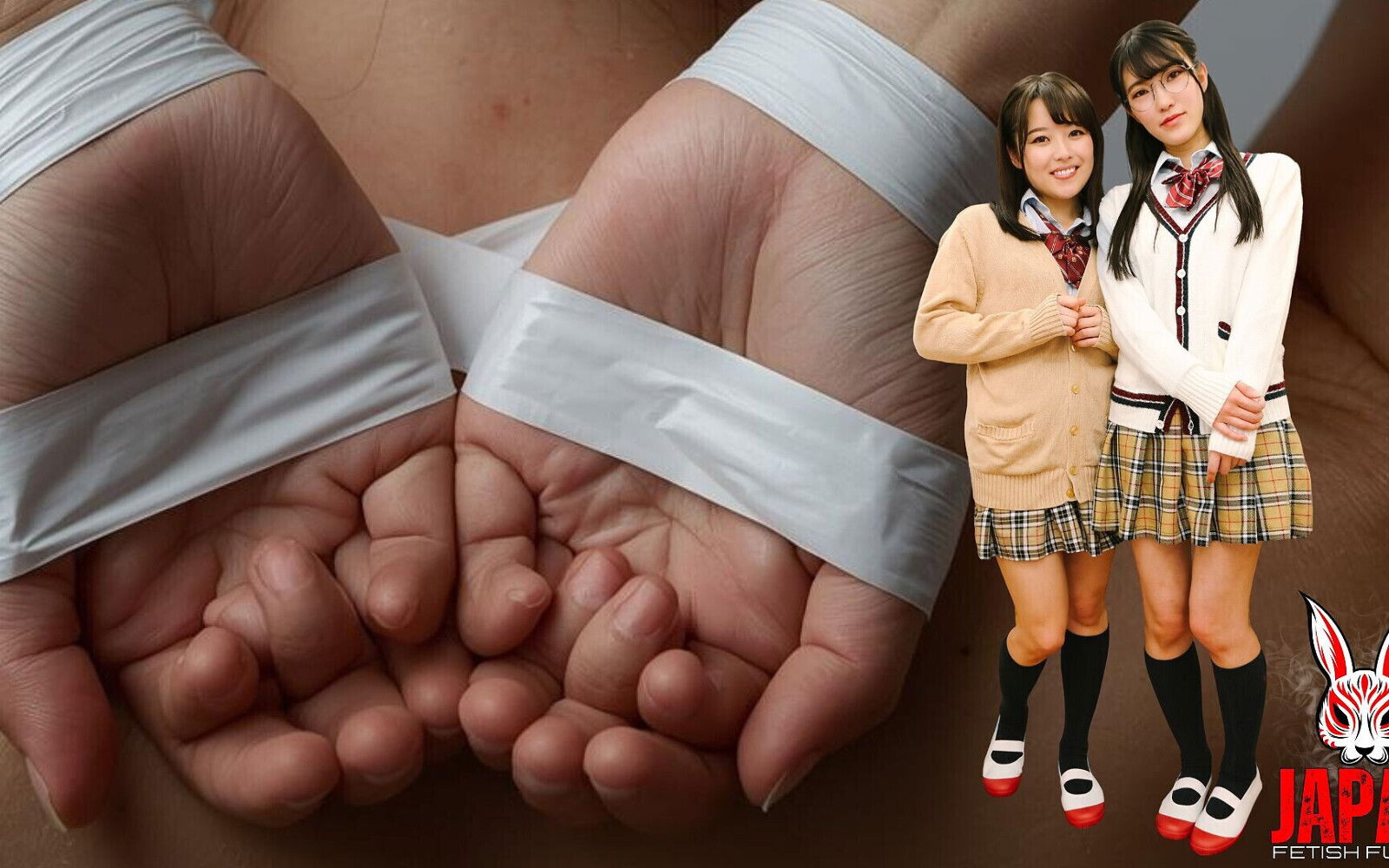 Bound Wrists, Tongue on Stiff Nipples, a Wetting Accident Under Her College Skirt. Chiharu Explores Aoi's Senior Dominance.