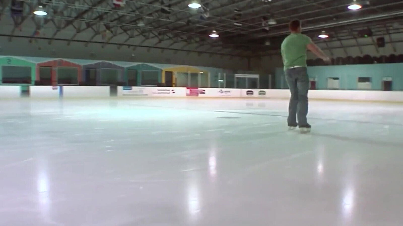 Hot Girl with Huge Tits at the Ice Skating Rink Gets Hit on and Fucked Hard After