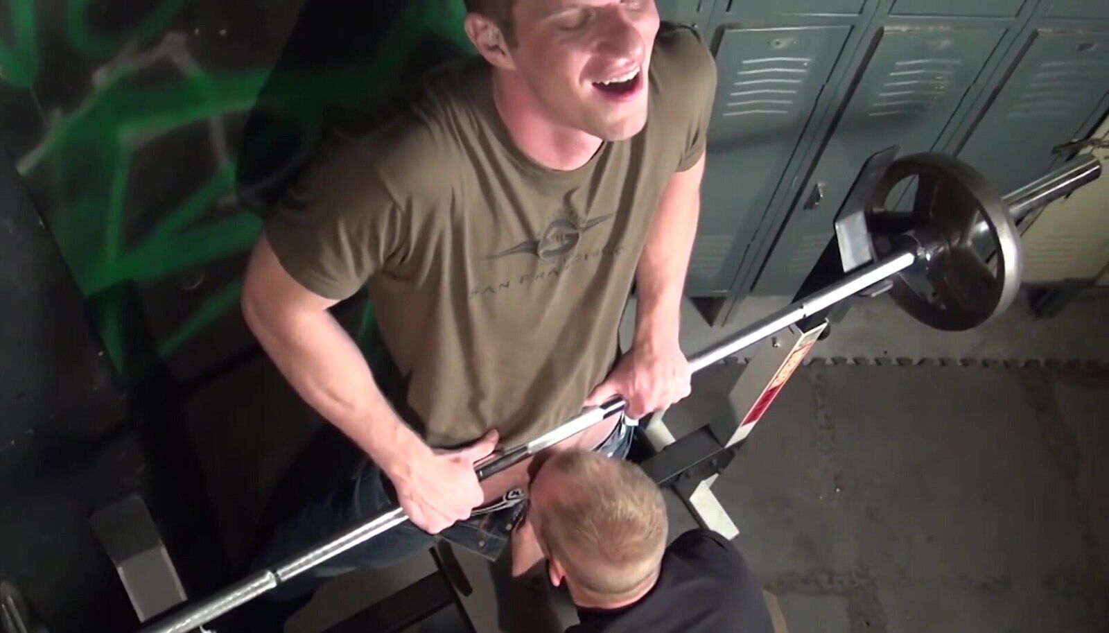 Cover Me with Cum Scene-2_muscular Couple Fuck Hard in the Gym