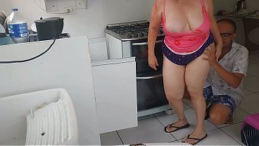 Vivi Guedez - With a huge butt, she ended up having sex with her lover.