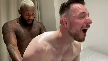 A Beautiful Brazilian dude fucks a big ass gringo - Miguel Baiano and Dr Freaking