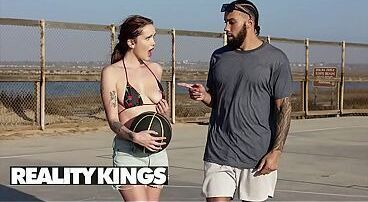 REALITY KINGS - Playful Chloe Foxxe Flashes, Flirts, And Fucks James Angel After Beating Him At Hoops