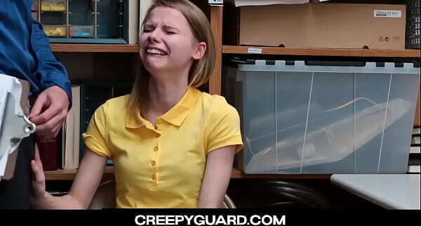 CreepyGuard - Catarina Petrov Shoplifter Enjoying Getting Her Pussy Eaten Out