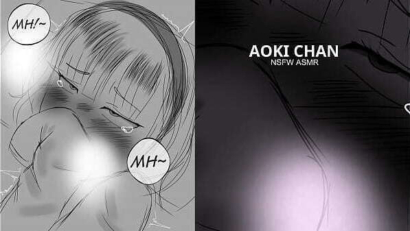 (ASMR) Anime girl masturbating hard Cute and sexy moaning