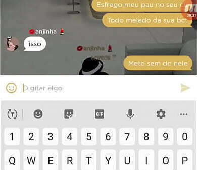 Novinha rebolando no meu pau no imvu