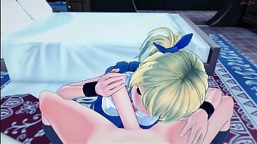 POV fucking Lucy Heartfilia doggystyle and cowgirl, big bouncing tits - Fairy Tail Hentai