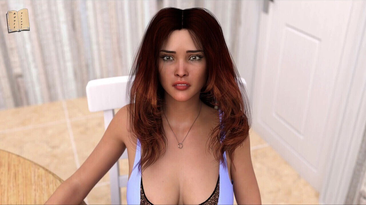 Exploring the erotic journey in the adult visual novel with big-boobed redhead characters