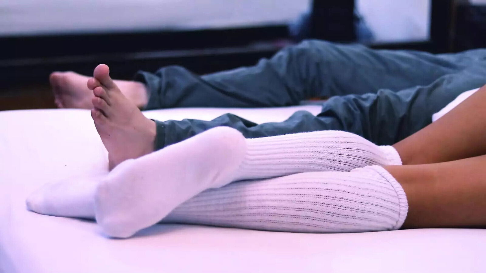 Young stepfather and his stepdaughter's friend at the concert.