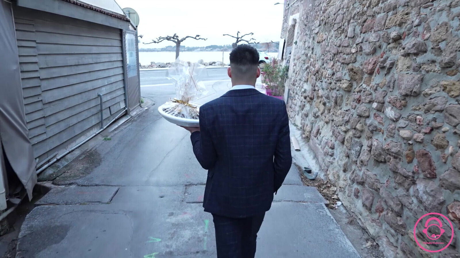 French MILF Strips, Sucks, and Rides the Delivery Cock