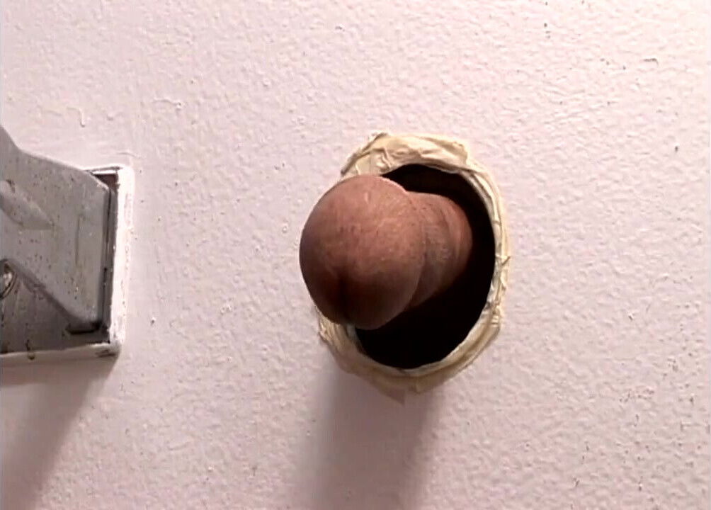 Bathroom Sluttiest Glory Hole Blowjob for a Blonde Horny Bitch