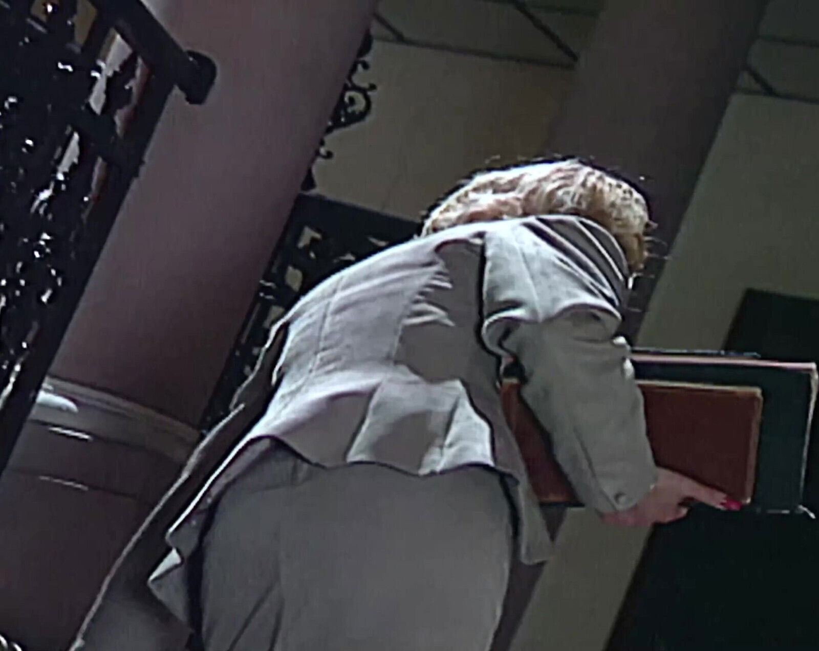 Blonde Secretary Gets Her Ass Broken by the Devil.