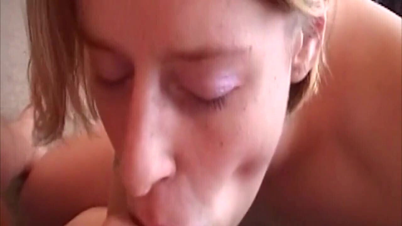 Blowjob and Cum Swallowing From Hot Blonde