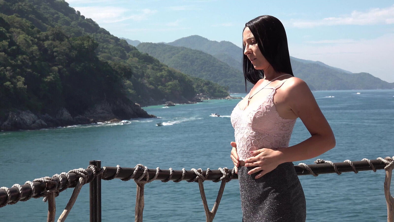 MILF Has a Fuck Date on Vacation!