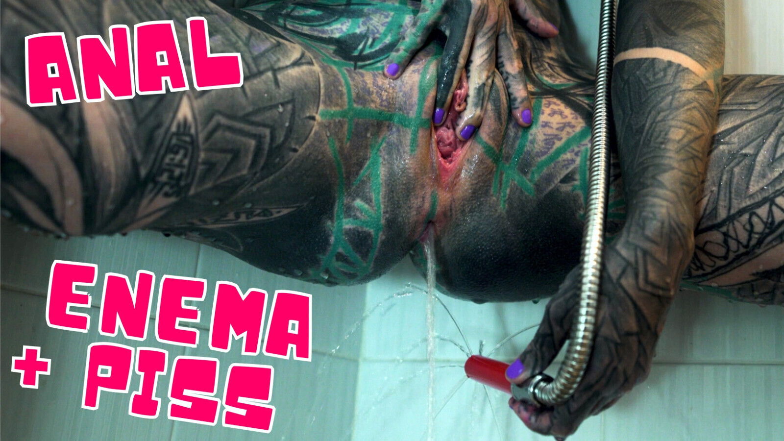 Solo Teen Masturbation Testing My New Shower Wand Toy